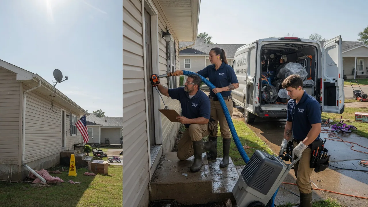Ceiling Water Damage Restoration in Houlka, MS near me